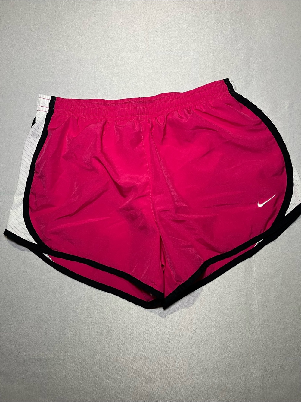 Nike Girls Large Lined Hot Pink Dri-FIT Pull On Elastic Waist Athletic Shorts